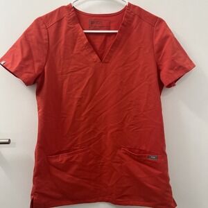FIGS Casma 3-Pocket Scrub Top Clay Size XS Nursing Women's‎ Medical FW1100